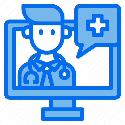 Doctor, monitor, healthcare, online, medical icon - Download on Iconfinder
