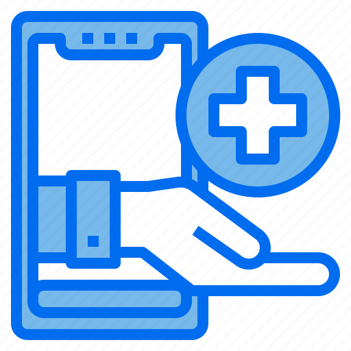 Smathphone, hand, healthcare, online, medical, technology icon - Download on Iconfinder