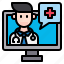 doctor, monitor, healthcare, online, medical 