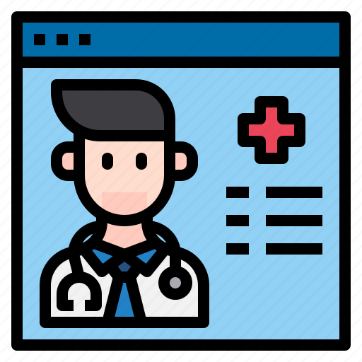 Doctor, website, healthcare, online icon - Download on Iconfinder