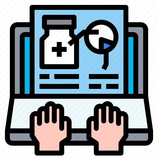Laptop, medicine, healthcare, medical, technology icon - Download on Iconfinder