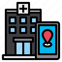 smartphone, location, hospital
