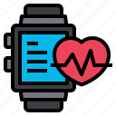 smartwatch, heart, rate, healthcare, online, medical