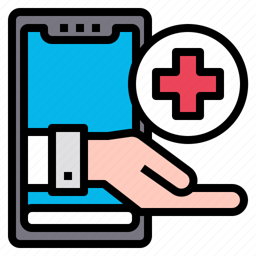 Smathphone, hand, healthcare, online, medical, technology icon - Download on Iconfinder