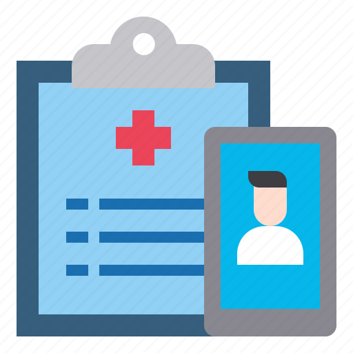 Clipboard, smartphone, healthcare, online, medical icon - Download on Iconfinder