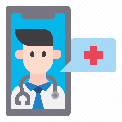 Doctor, smartphone, healthcare, online, medical icon - Download on Iconfinder
