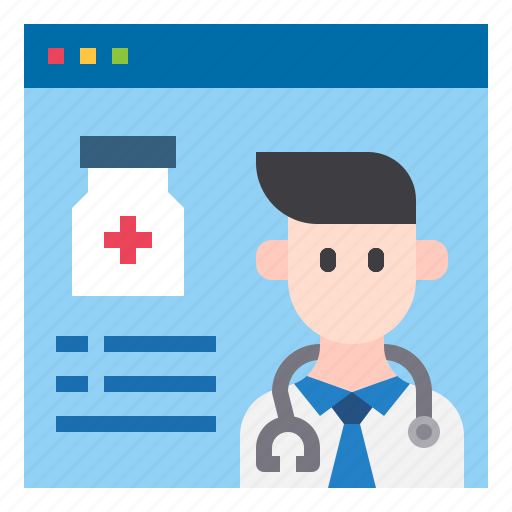 Doctor, website, healthcare, online, medical, medicine icon - Download on Iconfinder