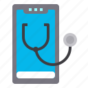 smartphone, stethoscope, healthcare, medical