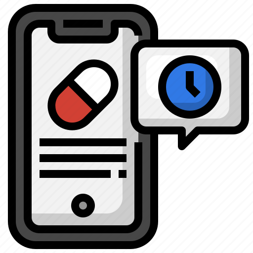 Alarm, reminder, medical, smartphone, pill icon - Download on Iconfinder