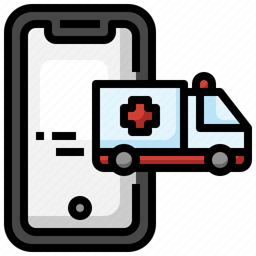 Ambulance, transportation, emergency, online, smartphone icon - Download on Iconfinder
