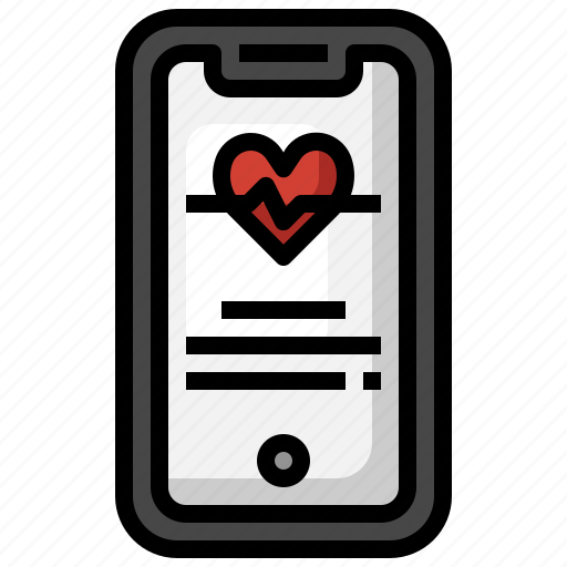 Health, check, smartphone, heart, rate, medical, hospital icon - Download on Iconfinder