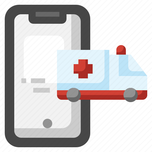 Ambulance, transportation, emergency, online, smartphone icon - Download on Iconfinder