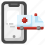 ambulance, transportation, emergency, online, smartphone 
