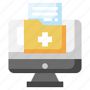 health, report, folders, medical, online, computer