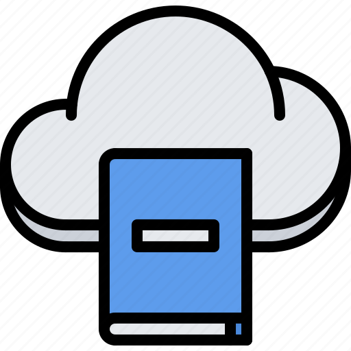 Book, cloud, education, learning, online, training icon - Download on Iconfinder