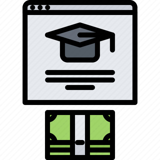 Education, learning, money, online, payment, training, window icon - Download on Iconfinder