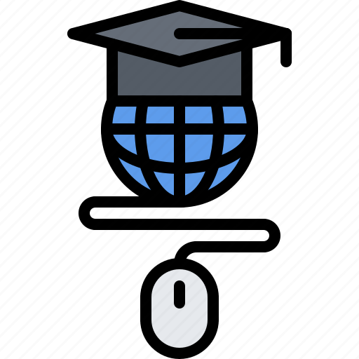 Education, global, learning, mouse, online, planet, training icon - Download on Iconfinder