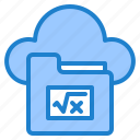 cloud, online, learning, ebook, education, folder 