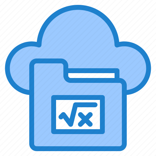 Cloud, online, learning, ebook, education, folder icon - Download on Iconfinder