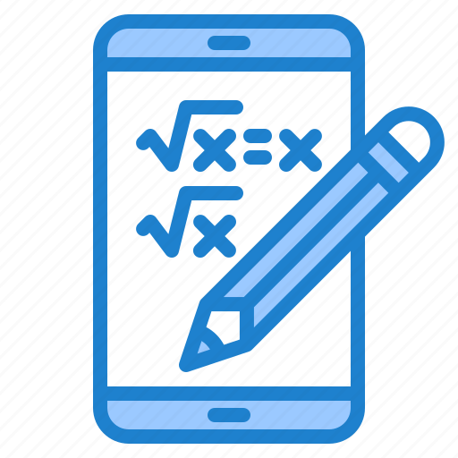 Mobilephone, pencil, online, learning, smartphone, education icon - Download on Iconfinder