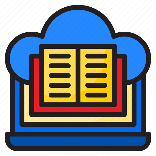 Cloud, online, learning, ebook, education, learn icon - Download on Iconfinder