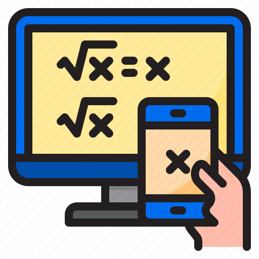 Online, learning, smartphone, education, mobilephone, math icon - Download on Iconfinder