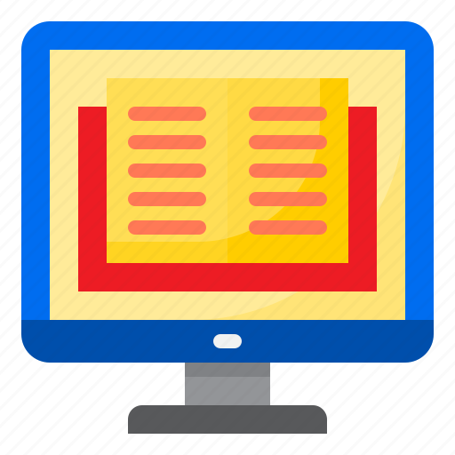 Ebook, learn, computer, education, online, learning icon - Download on Iconfinder