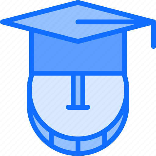 Cap, coin, education, learning, money, online, training icon - Download on Iconfinder
