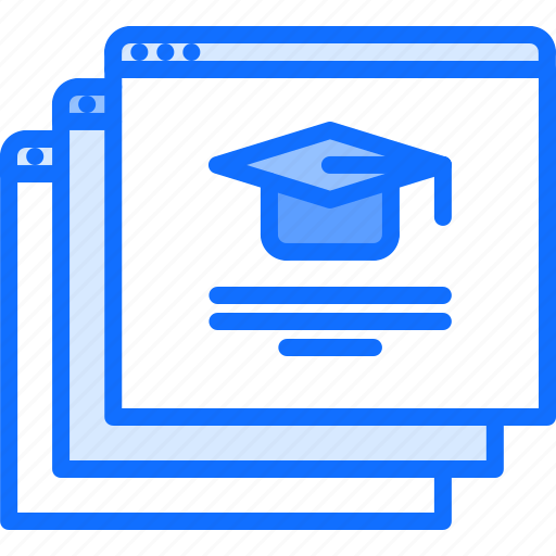 Cap, education, learning, online, training, window icon - Download on Iconfinder