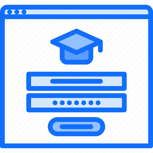 Authorization, education, learning, login, online, password, training icon - Download on Iconfinder