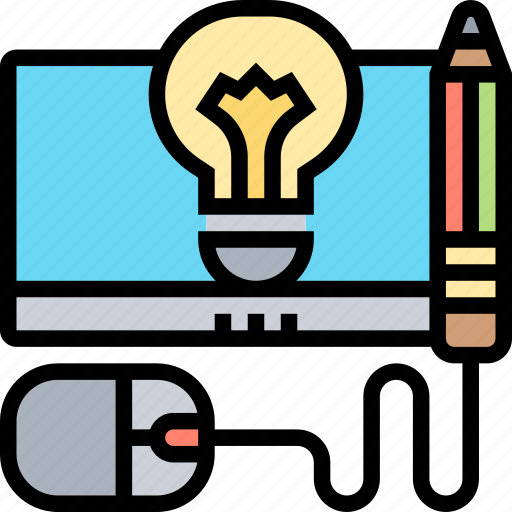 Electronic, learning, design, online, knowledge icon - Download on Iconfinder