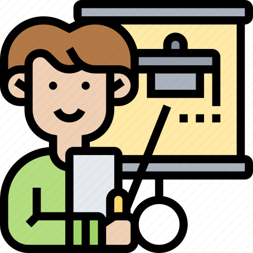 Instructor, training, teaching, tutoring, learning icon - Download on Iconfinder