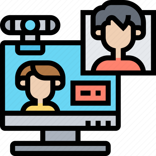 Webcam, video, conference, communication, online icon - Download on Iconfinder