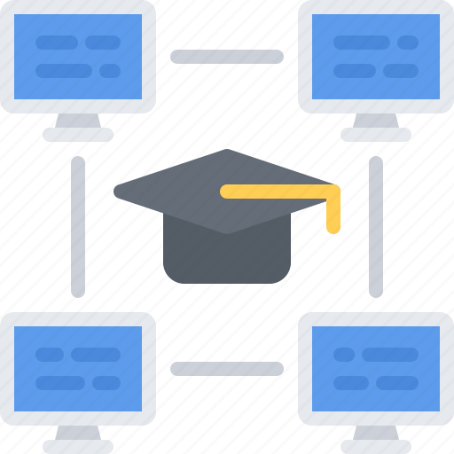 Computer, education, learning, monitor, network, online, training icon - Download on Iconfinder