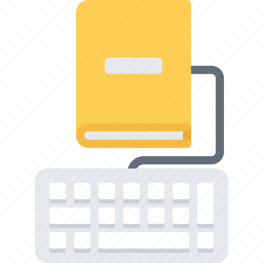 Book, education, keyboard, learning, online, training icon - Download on Iconfinder