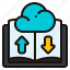 cloud, book, ebook, elearning, education, online, library, digital 