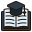 education, online, learning, book, mortarboard, open, study, knowledge 