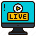 streaming, live, broadcast, computer, video, play, education, retransmission