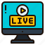 streaming, live, broadcast, computer, video, play, education, retransmission 