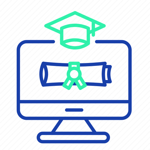 Graduation, education, learning, study, online, school icon - Download on Iconfinder