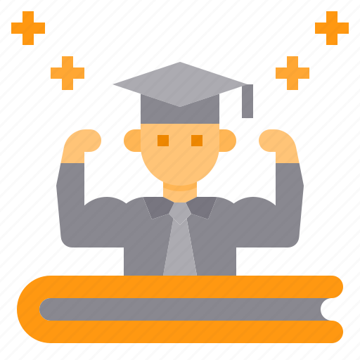 Book, lesson, skill, strong, student icon - Download on Iconfinder