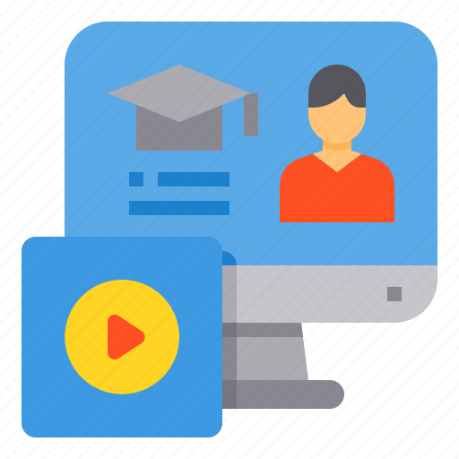 Computer, elearning, lesson, online icon - Download on Iconfinder