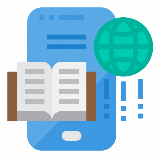 Book, global, learning, smartphone, world icon - Download on Iconfinder