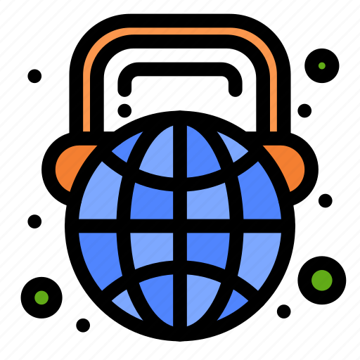Education, globe, headphone, learning, world icon - Download on Iconfinder