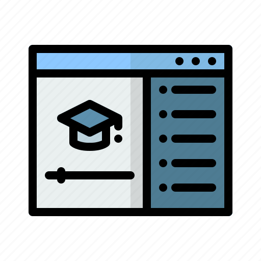 Elearning, lesson, course, online learning icon - Download on Iconfinder