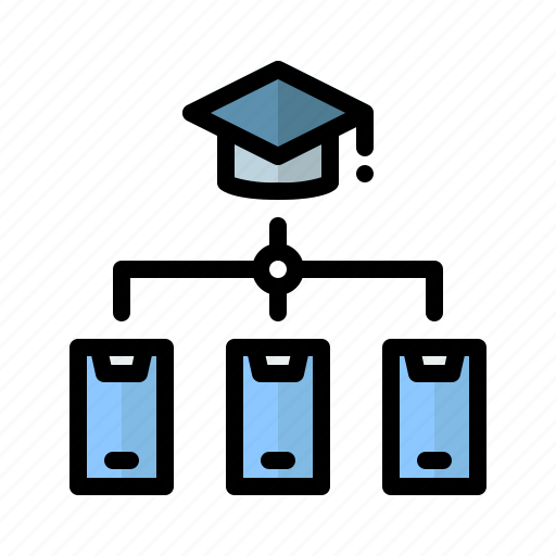 Mortarboard, smartphone, learn, education, online learning icon - Download on Iconfinder