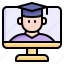 graduate, education, student, online, graduation, online graduation, online graduate 