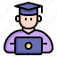 online, graduation, online graduation, graduate, student, online graduate, online learning 