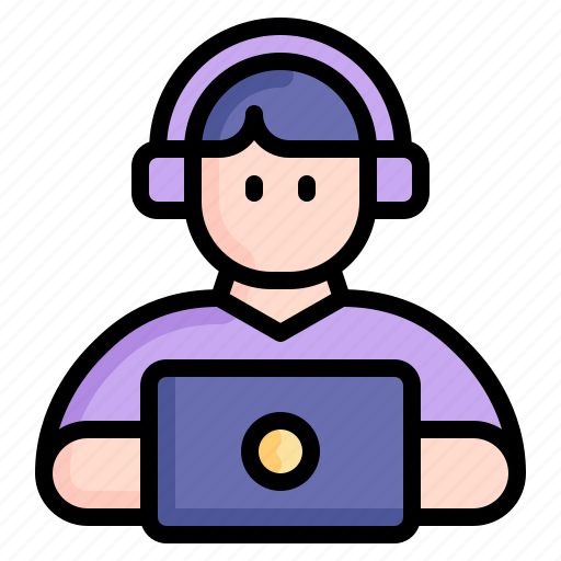Online, learning, online learning, online education, education, study, student icon - Download on Iconfinder