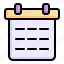 schedule, calendar, date, time, day, deadline, online class 